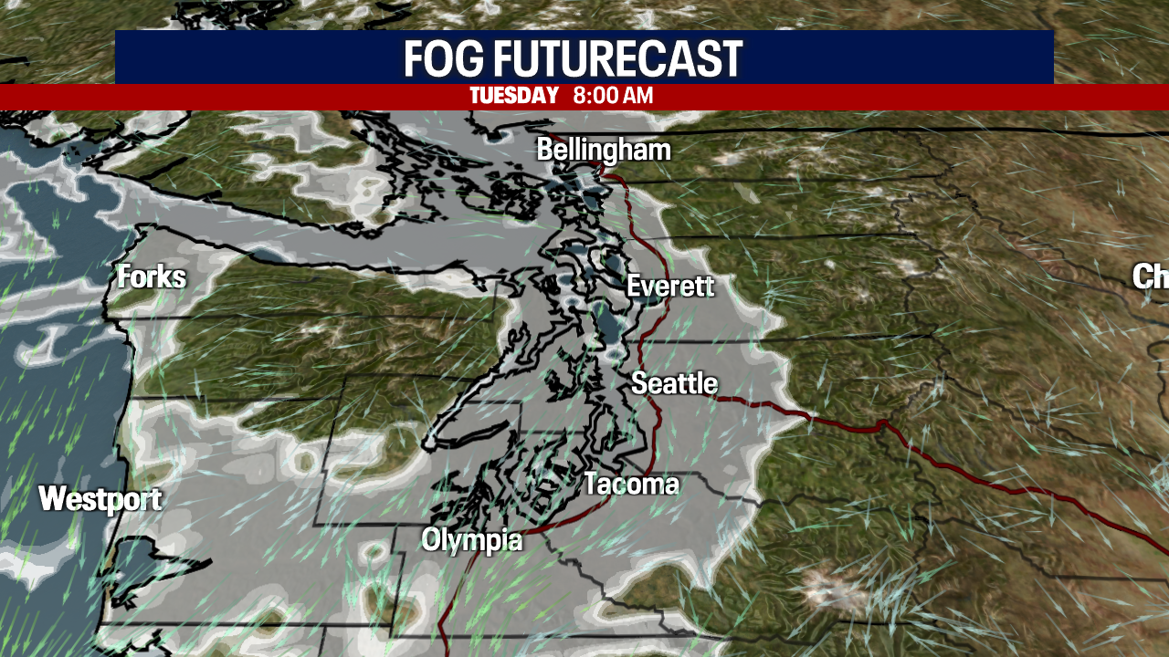 Seattle weather: Morning fog, afternoon sunshine through Thursday