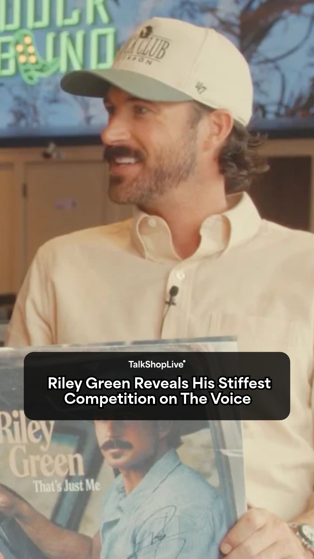 Riley Green reveals his stiffest competition on The Voice!