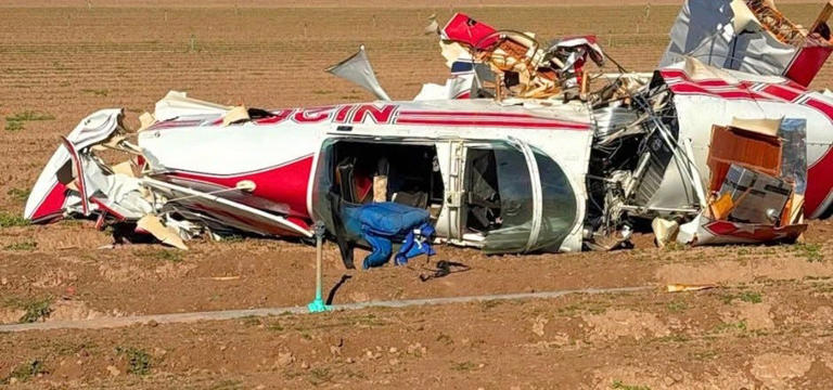 Pilot survives crash that left plane mangled in Yuma field