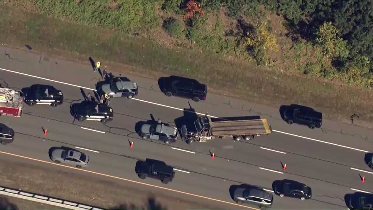 Police searching for driver in hit-and-run that killed person on I-93