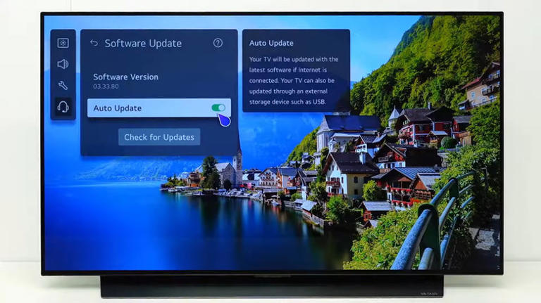 How many years of software updates do LG smart TVs typically get?