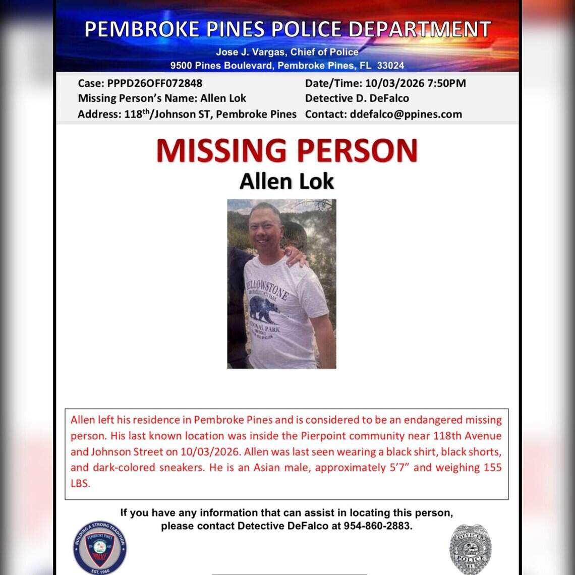 Body found floating in Pembroke Pines lake, police department says