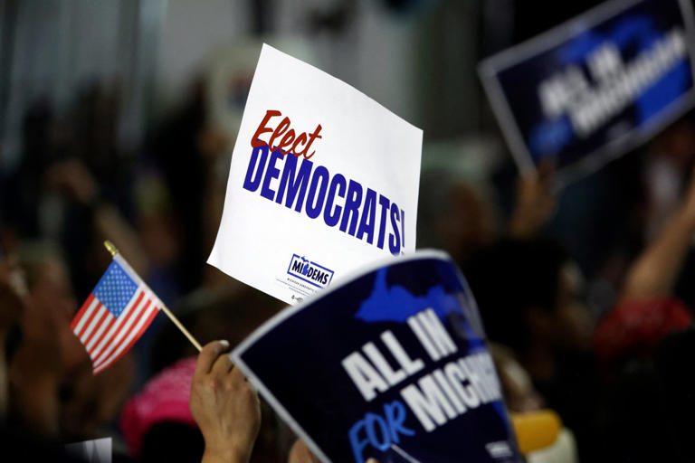 Gap between those identifying as Democrats over Republicans has grown