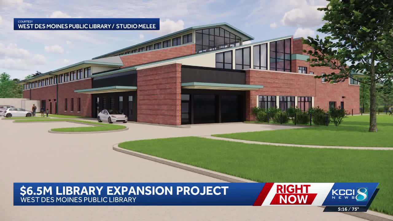 West Des Moines Public Library plans $6.5 million expansion