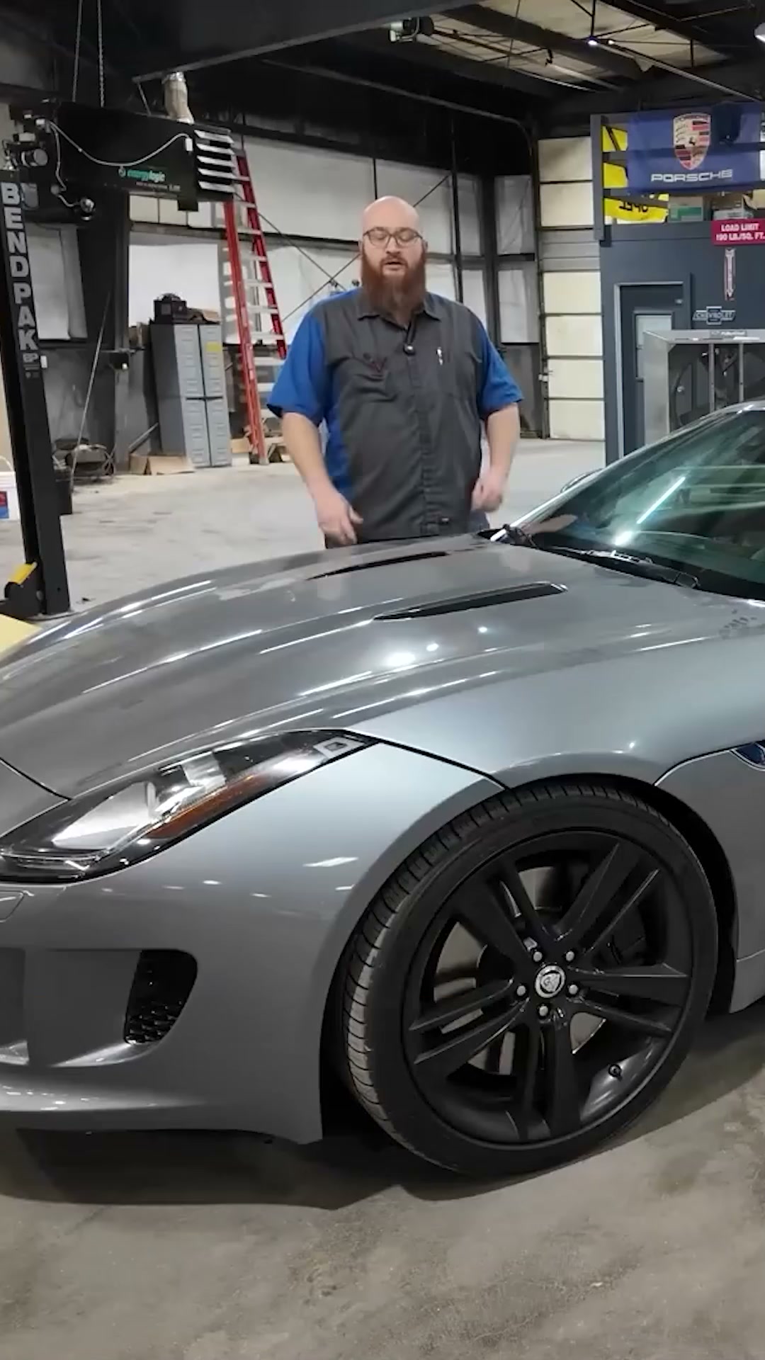 F-Type auction repair bill breakdown