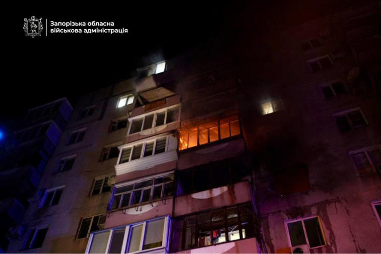 Russia strikes high-rise in Ukraine's Zaporizhzhia, casualties feared