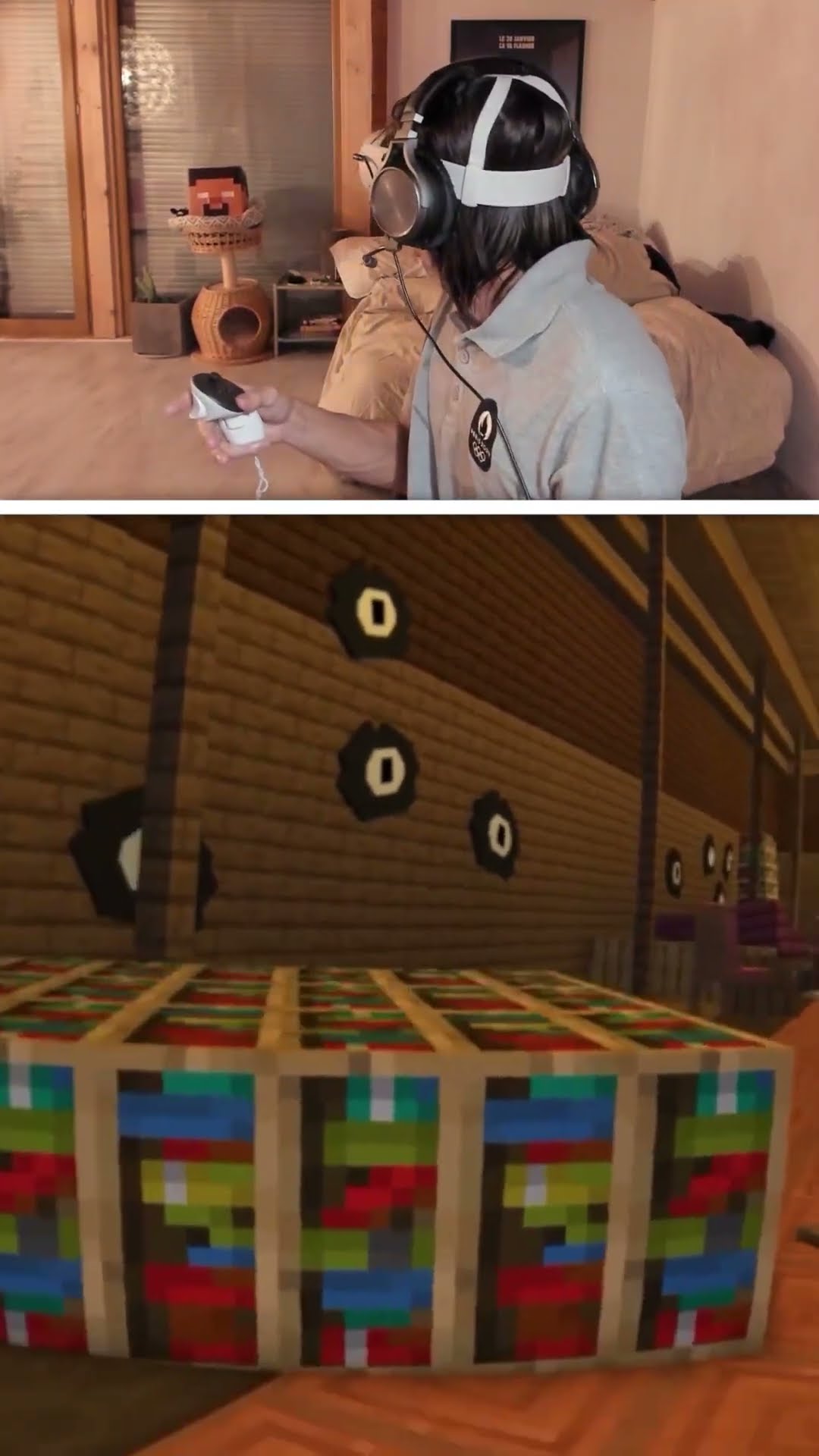 Seek me pourchasse sur Minecraft ?! #minecraft #shorts