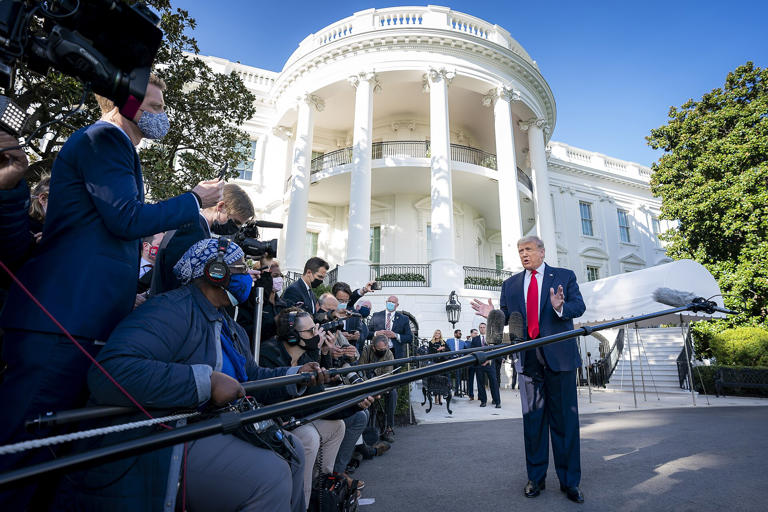 Trump, 80, lashes out at two female reporters in 10 minutes over simple ...