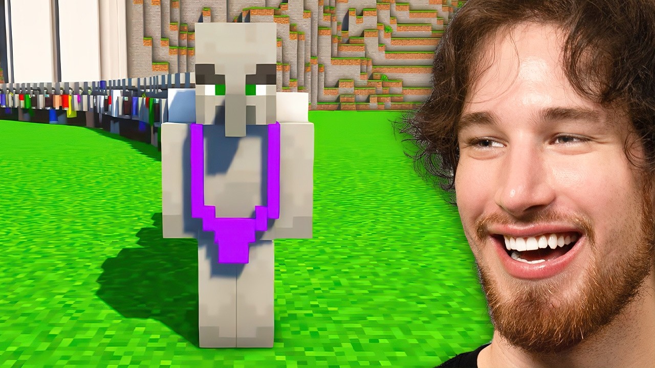 Watching the best Minecraft video ever