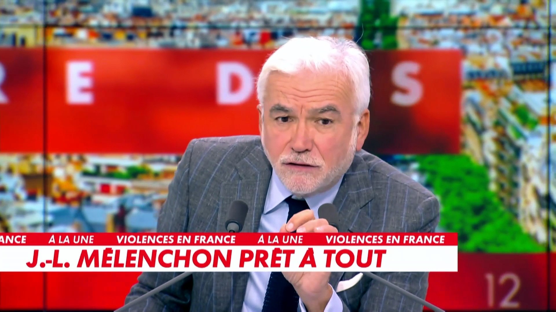 Jean-Luc Mélenchon : Pascal Praud dénonce « la violence de ses propos ...
