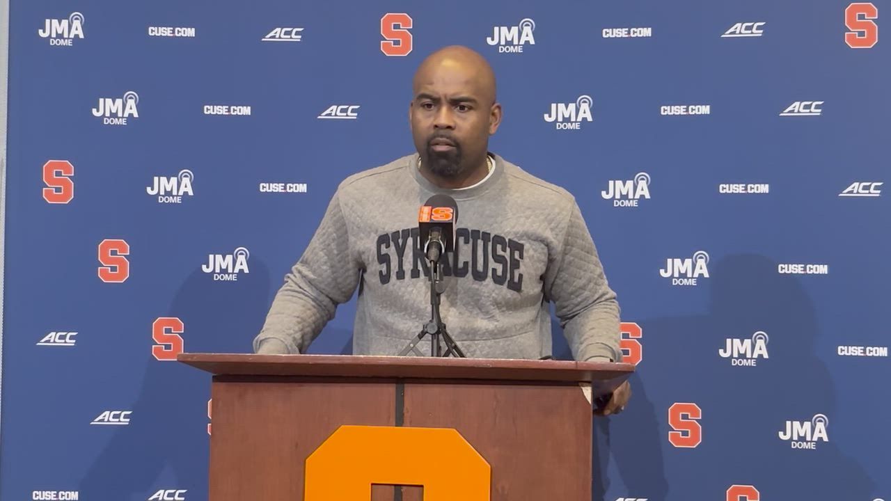 Syracuse head coach Fran Brown on WR Umari Hatcher
