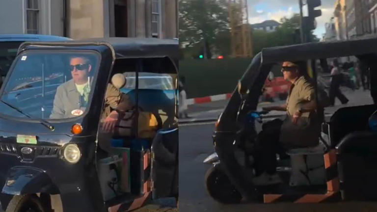 Video: Anand Mahindra posts video of Indian rickshaw in UK, internet ...