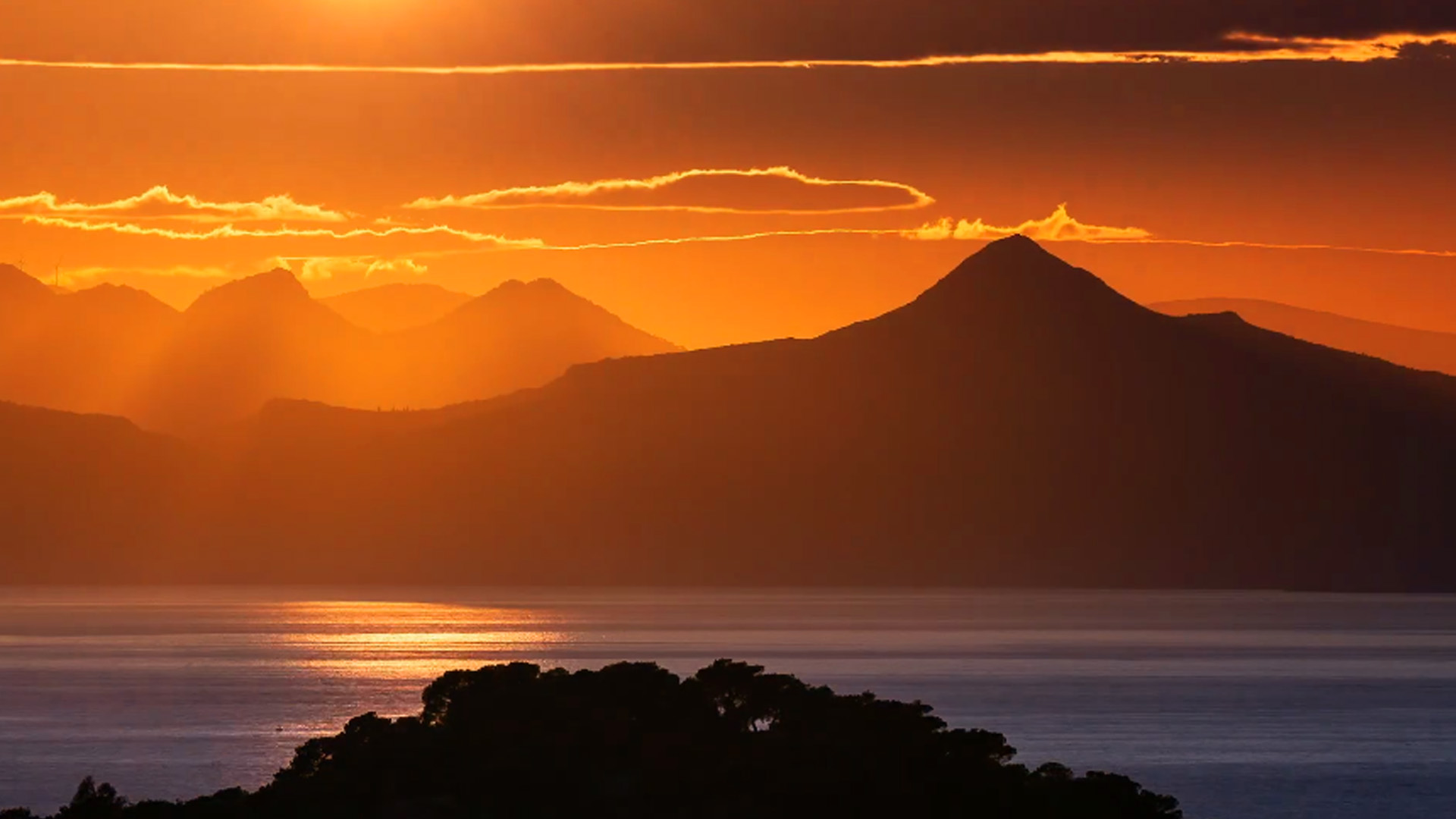 Sunset time lapse tutorial over the Saronic Gulf