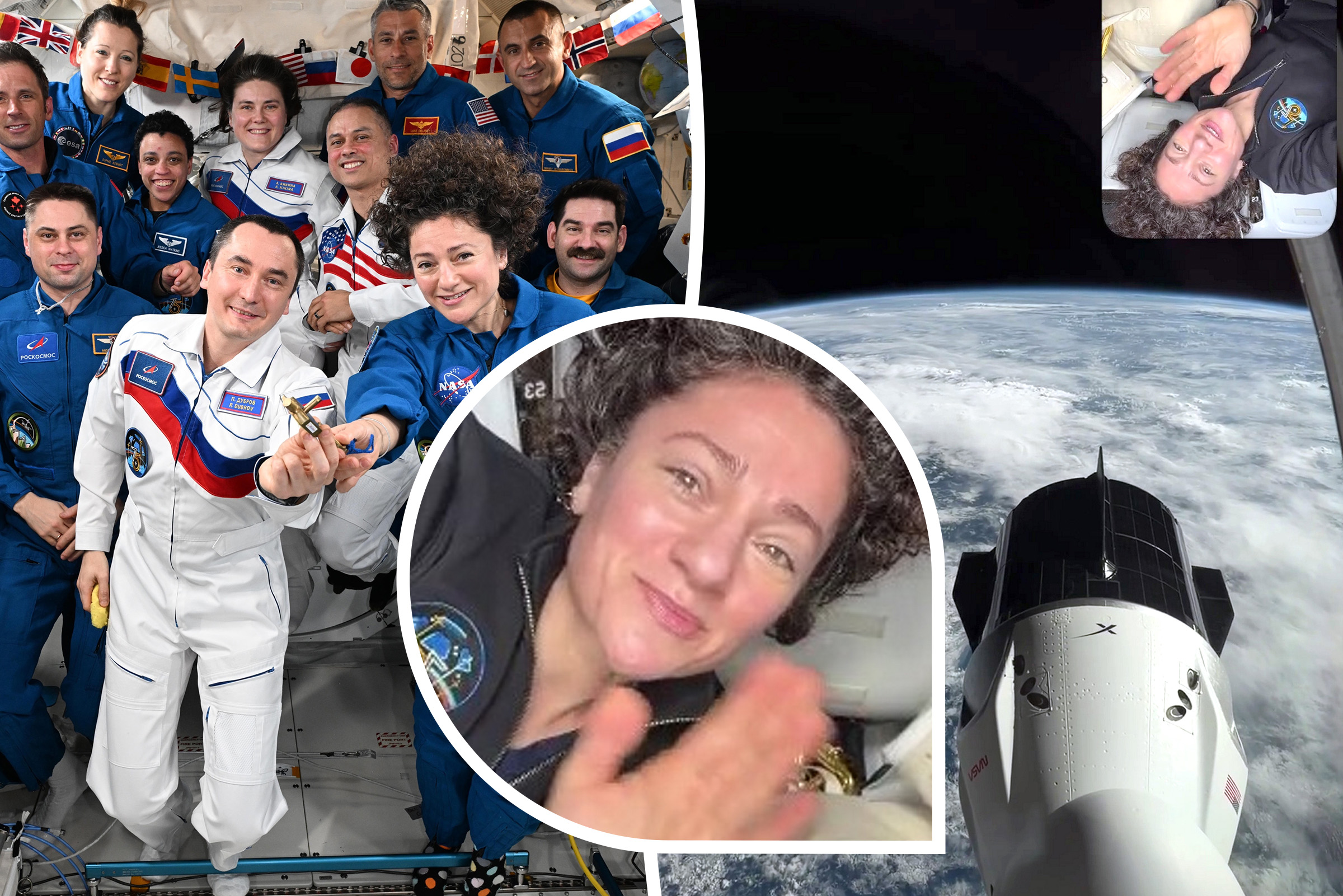 ISS so crowded astronaut forced to camp out in SpaceX shuttle