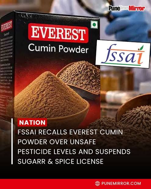 FSSAI orders recall of Everest cumin powder over pesticide residues