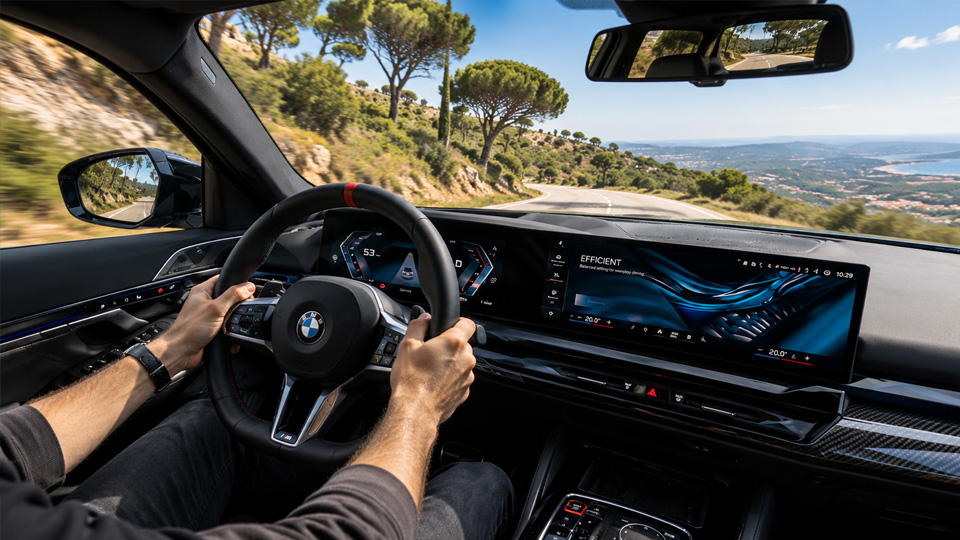 BMW i5 M60 zeigt die elektrische Performance Zukunft