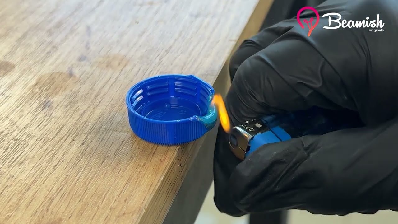 Damaged wire fix hack using bottle cap #easy #wire #fix