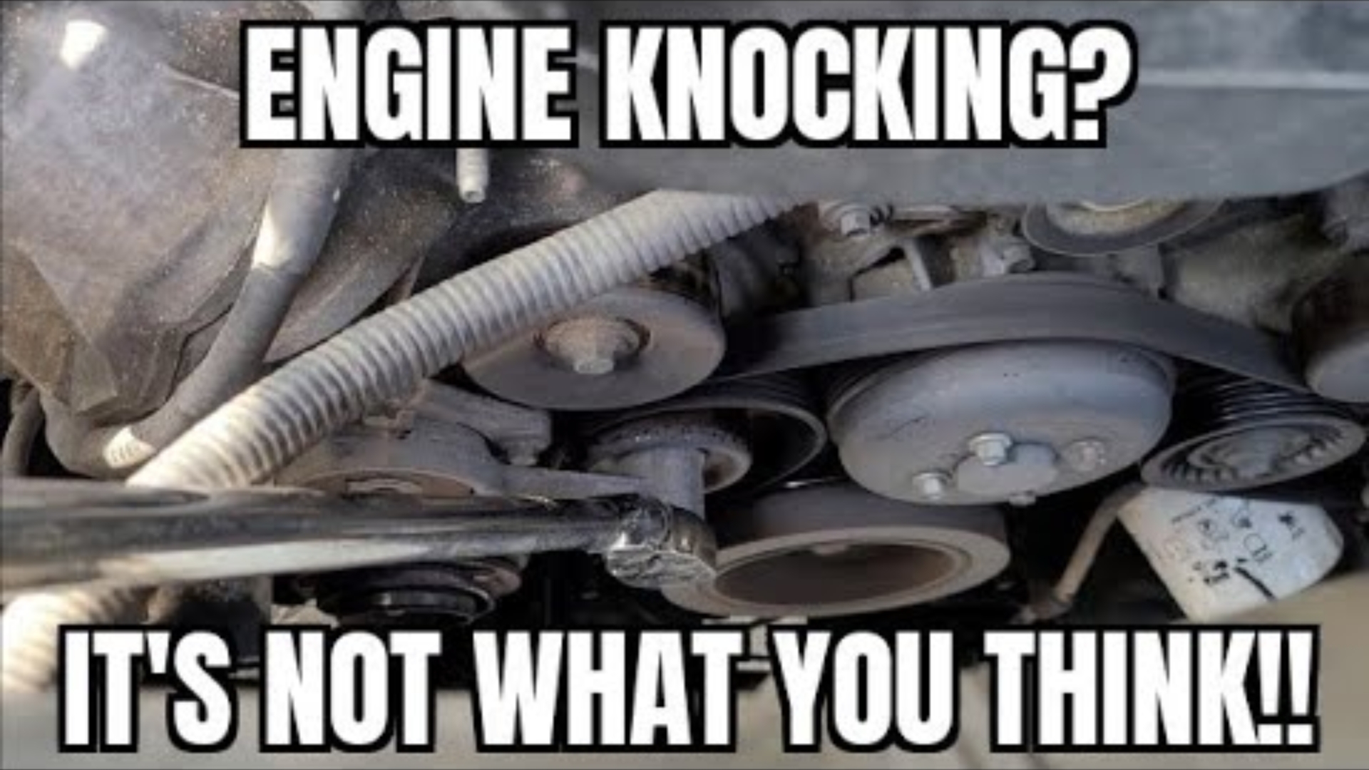 Engine knocking? Let's find the real problem