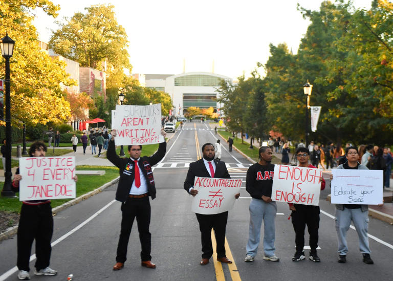 Students protest Cornell’s response to gang rape complaint