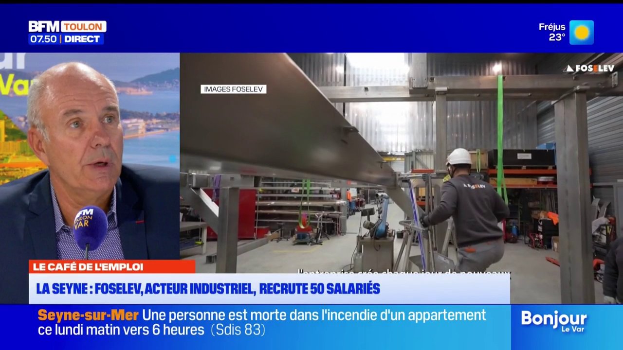Le Café de l'emploi : on parle d'industrie locale avec notamment FOSELEV