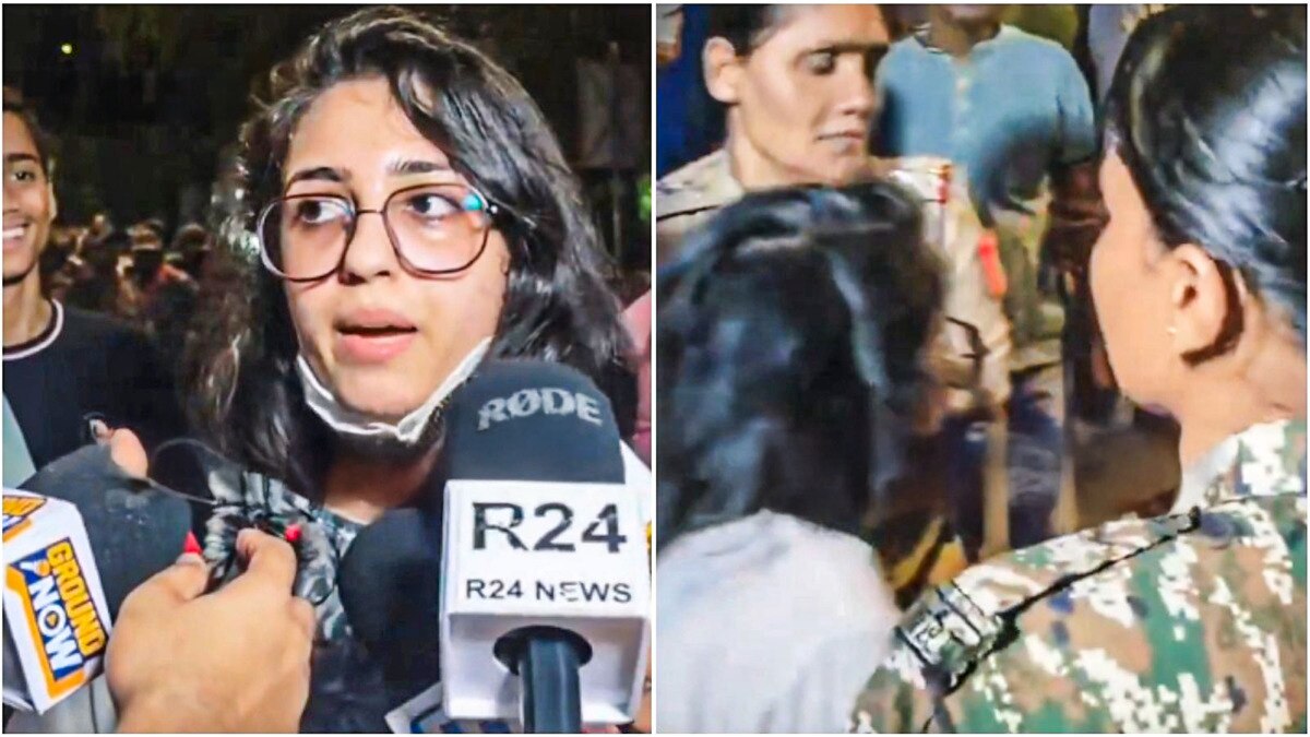 Protester woman calls Delhi cops pot-bellied who can't run, is lifted ...