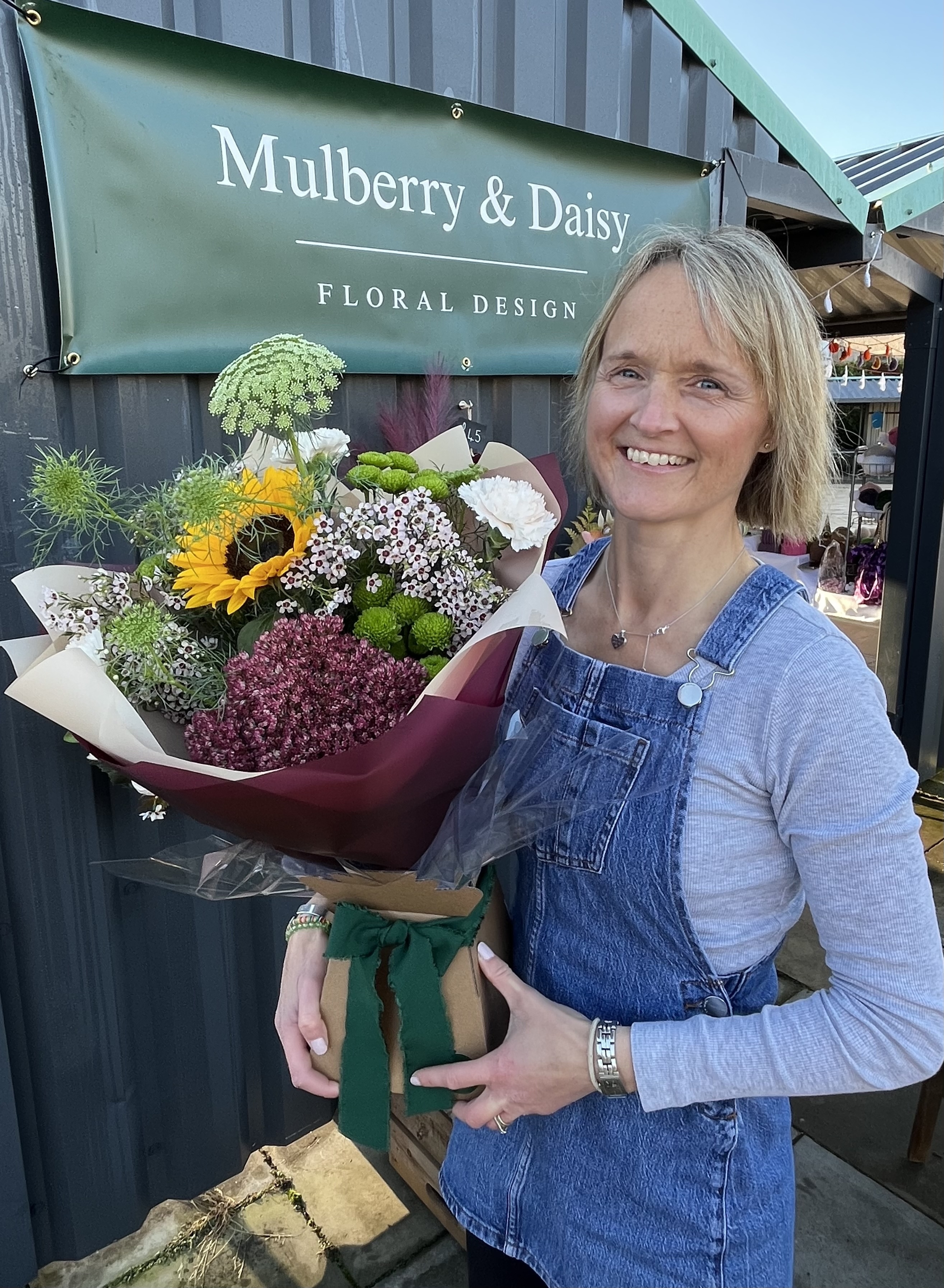 Barrowford woman trades PR for flowers with new Clitheroe Market stall