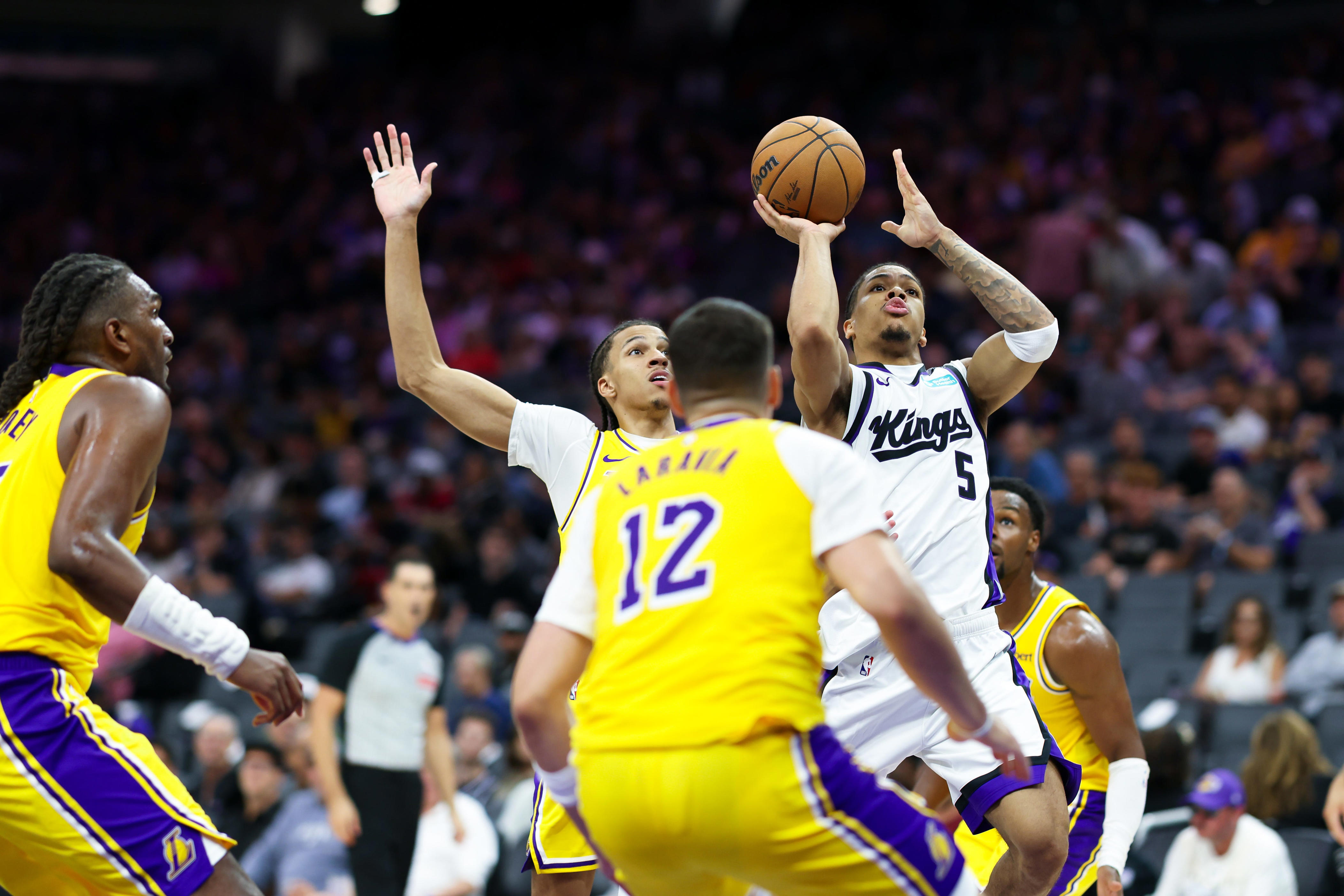 Darius Acuff Jr. looked comfortable in his first NBA preseason game