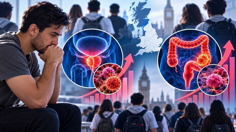 Cancer surge in under-50s: Prostate cancer quadruples, bowel cancer ...