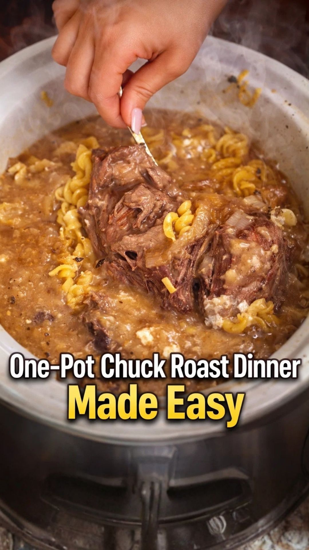 One-pot chuck roast dinner made easy