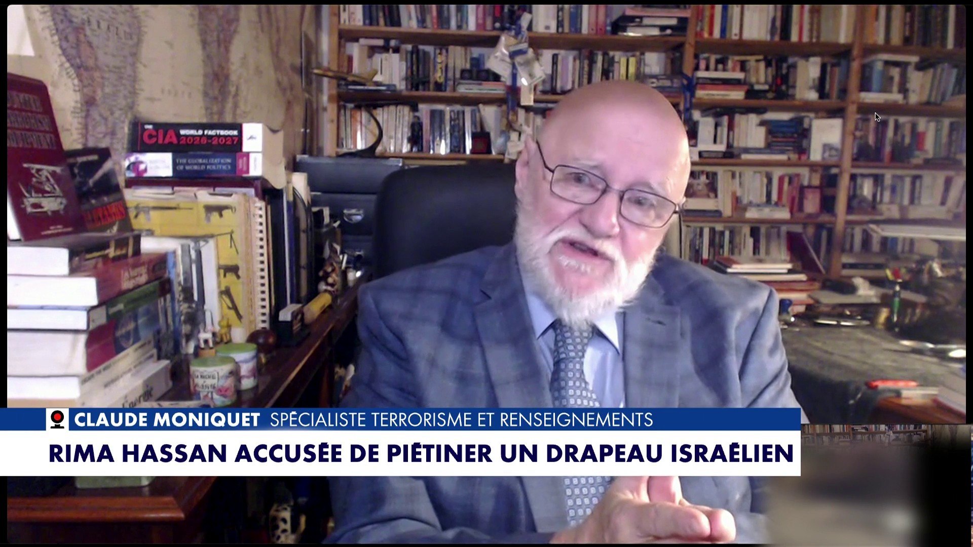 Claude Moniquet : « Rima Hassan a arraché un drapeau israélien et l'a ...