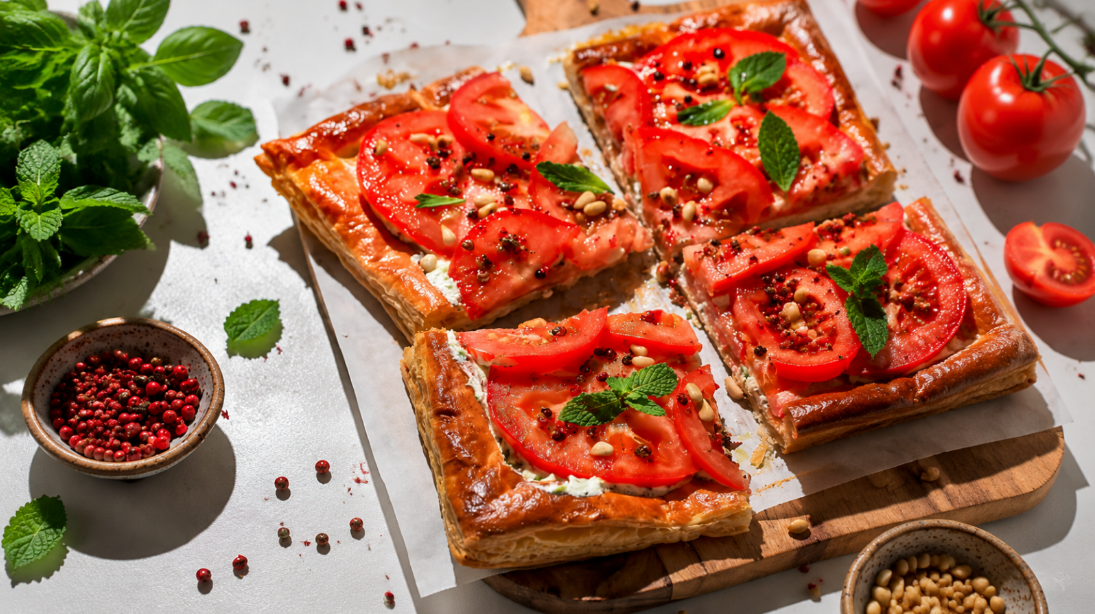 Fresh recipe collection with creative seasonal dishes