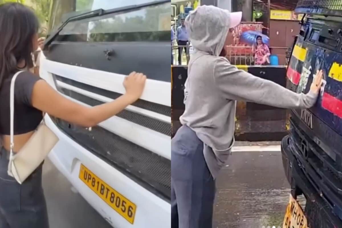 Influencer Dareez Gaur recreates Rhiya Ahir's bus-stopping act at ...