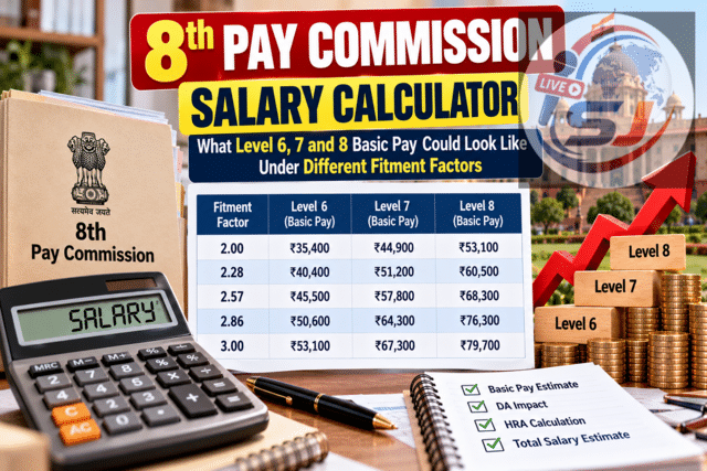 8th Pay Commission salary calculator: What level 6, 7 and 8 basic pay ...