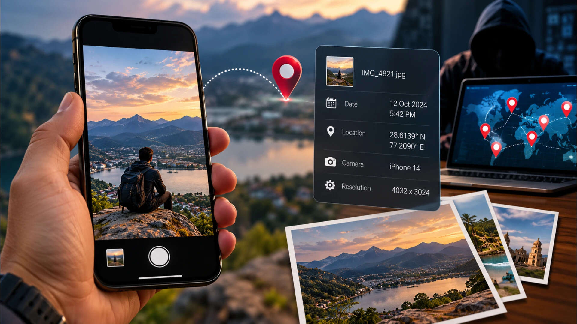 Can someone find your location from a photo you post online?