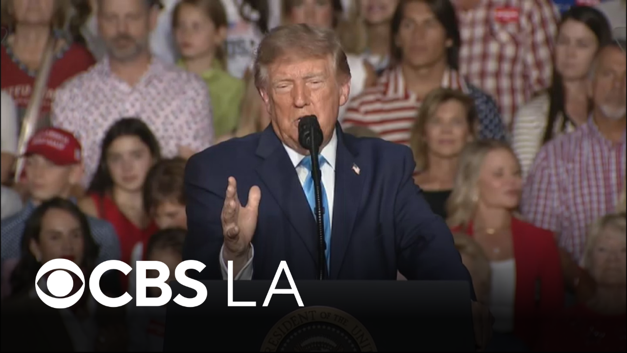 Trump suggests letting Iran take out LA, San Diego during campaign rally