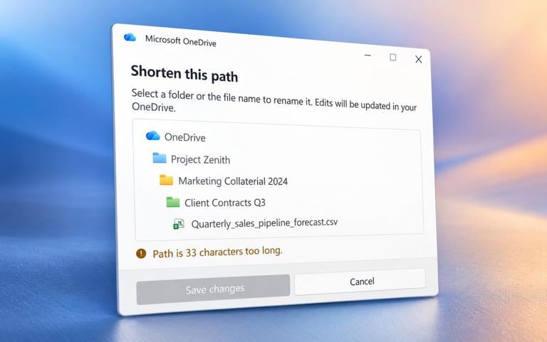 Microsoft delays OneDrive long path fix until late October