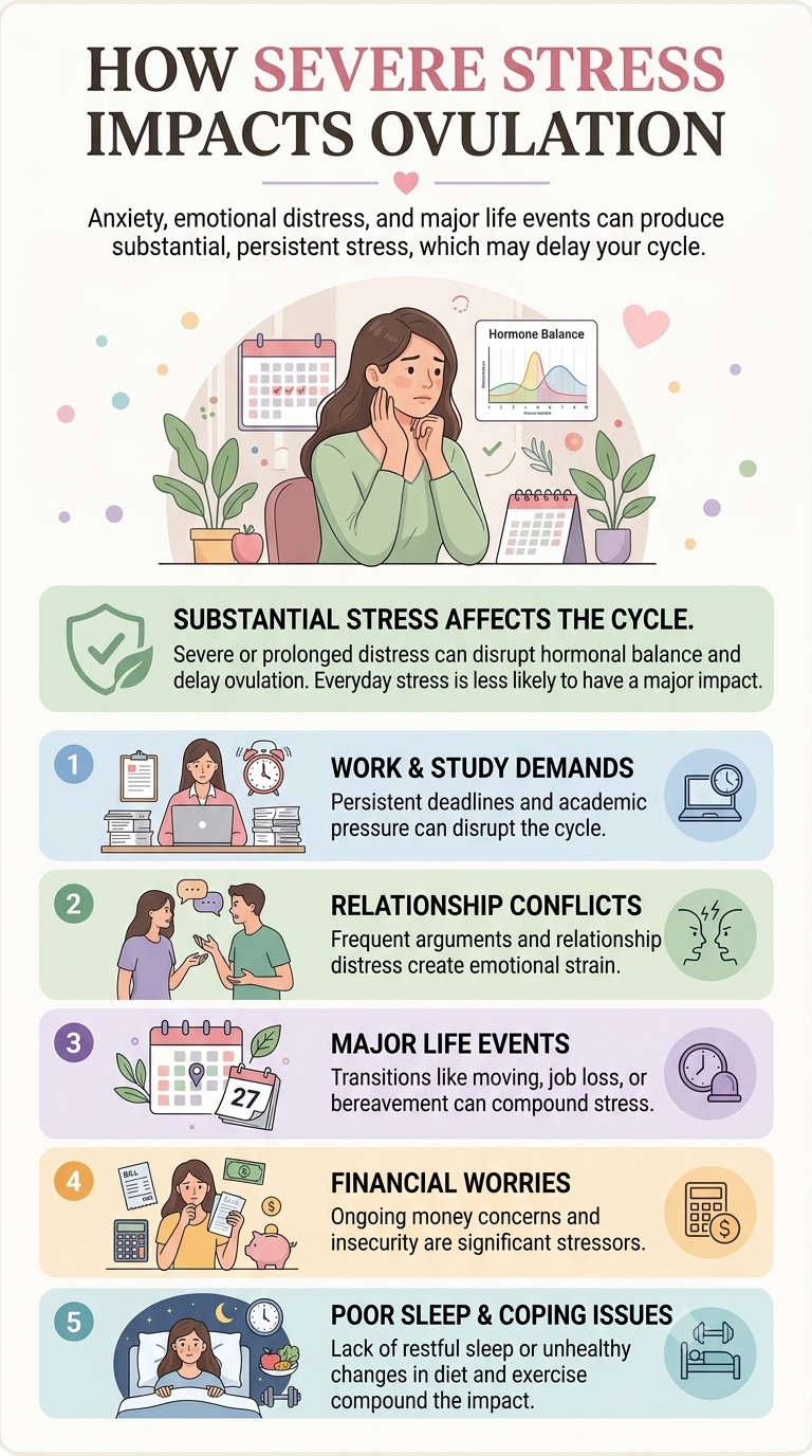 Can stress delay ovulation?