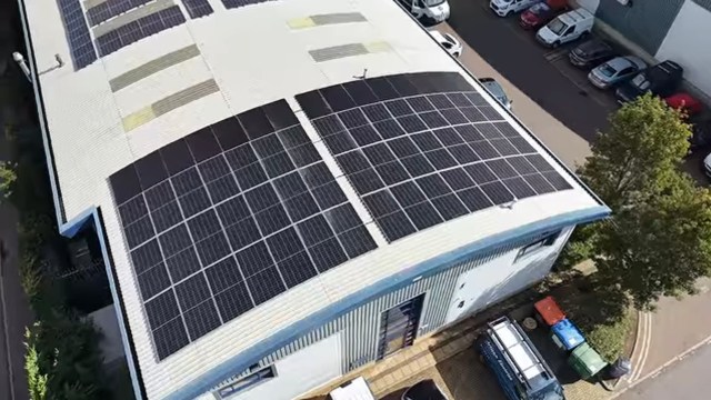 Business runs through a power outage on solar, then finds its 60-panel ...