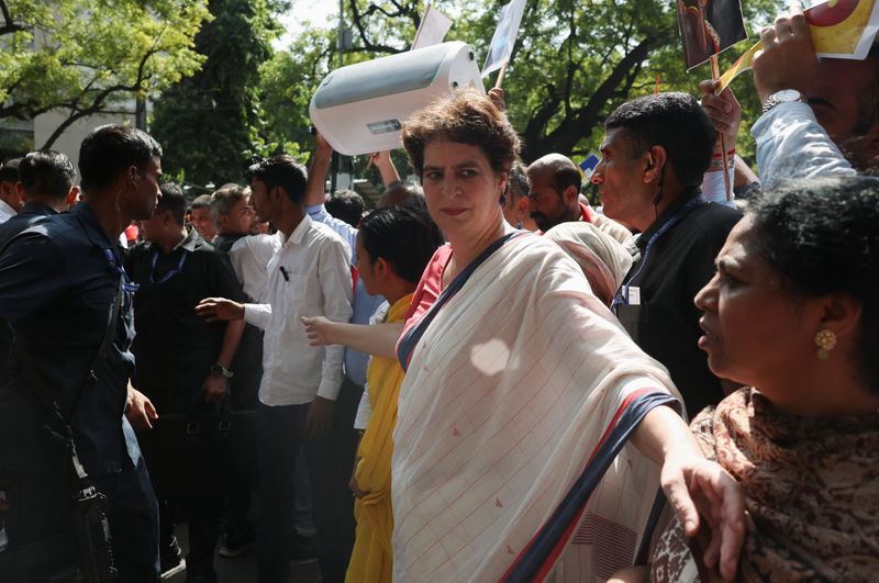 Indian opposition marches in protest seeking resignation of election chief