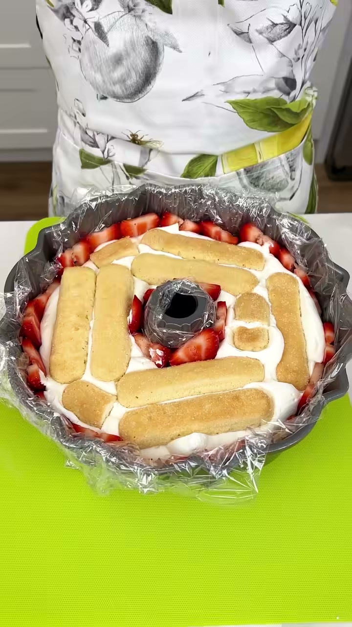 Strawberries and cream bundt cake that changes everything