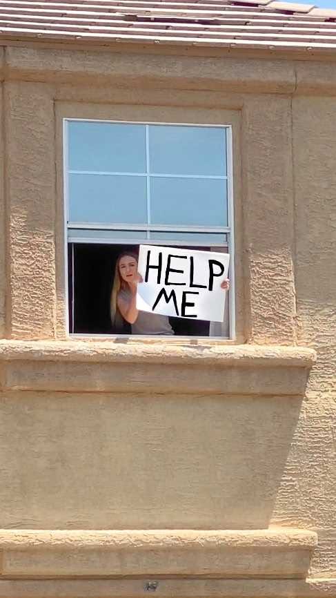 She found a way to signal for help