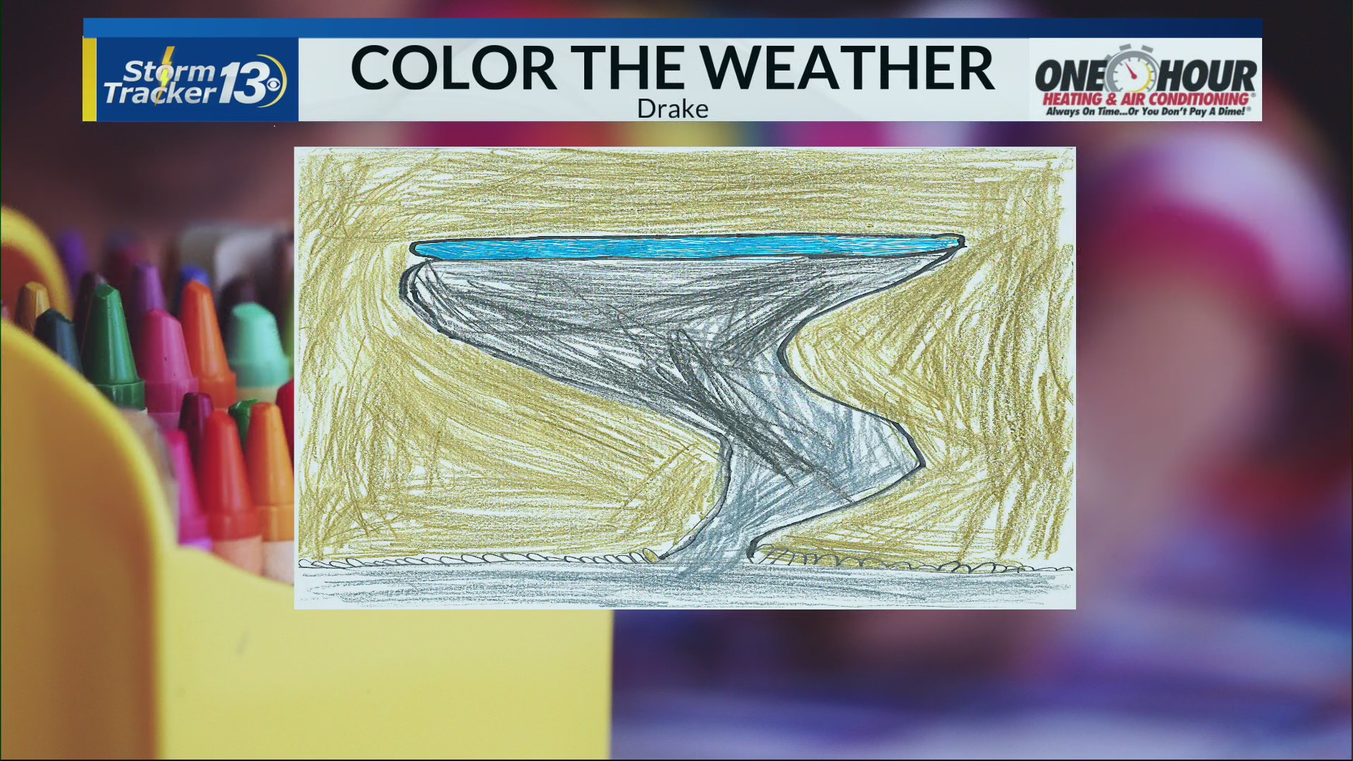 Color the weather: Drake