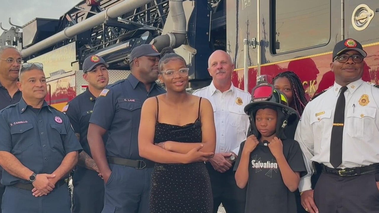 College Park honors 10-year-old who helped save family from fire