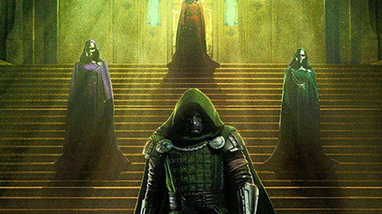 Avengers: Doomsday poster shows Doctor Doom with three masked witches