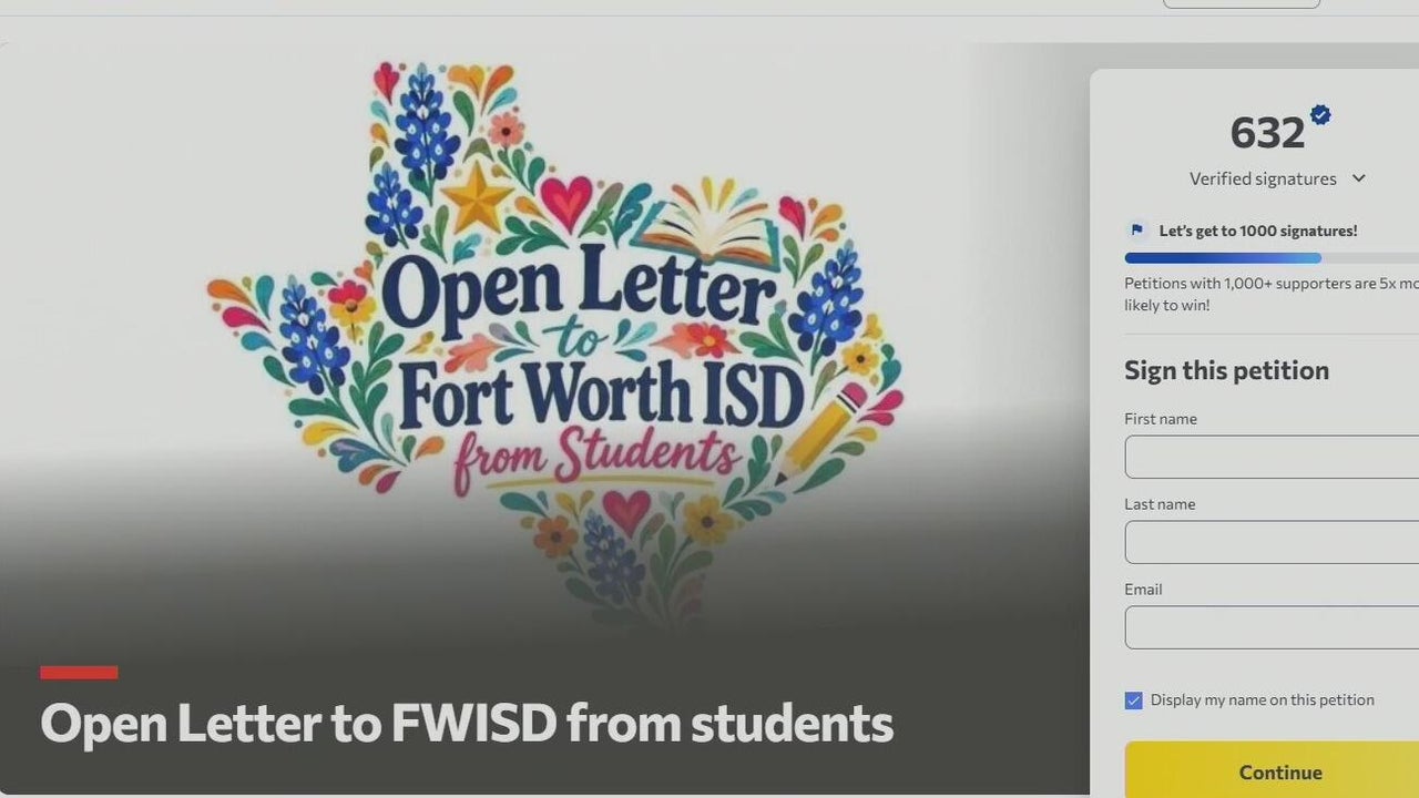 Fort Worth ISD students post open letter to district about life in ...