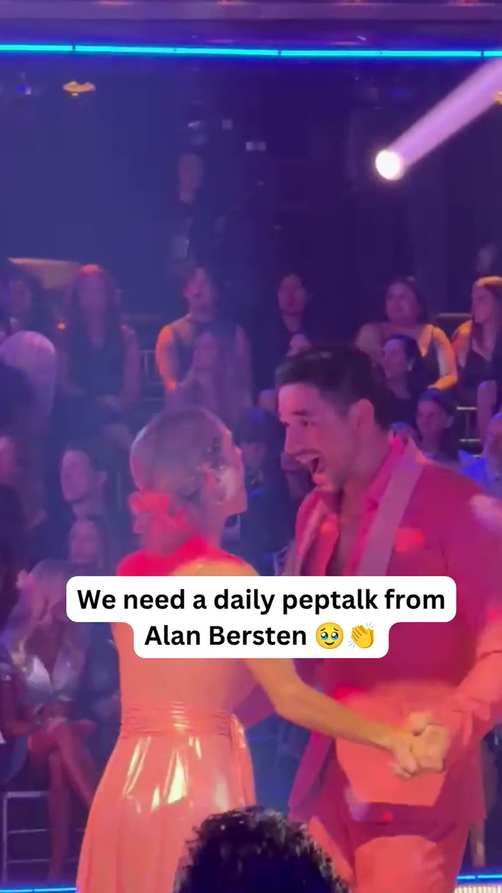 DWTS: Alan's pep talk