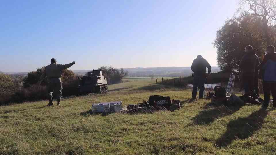M4 Sherman and M3 Lee pass their filming test