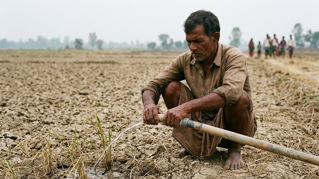Dry spell threatens paddy crops across Bhiwandi rural areas