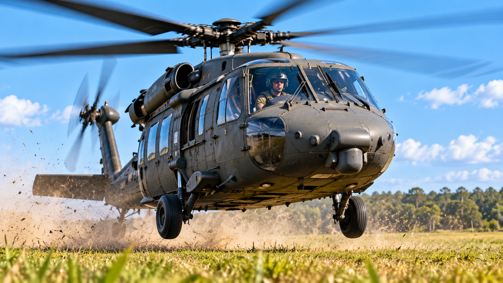 How a helicopter can land safely with no engine power
