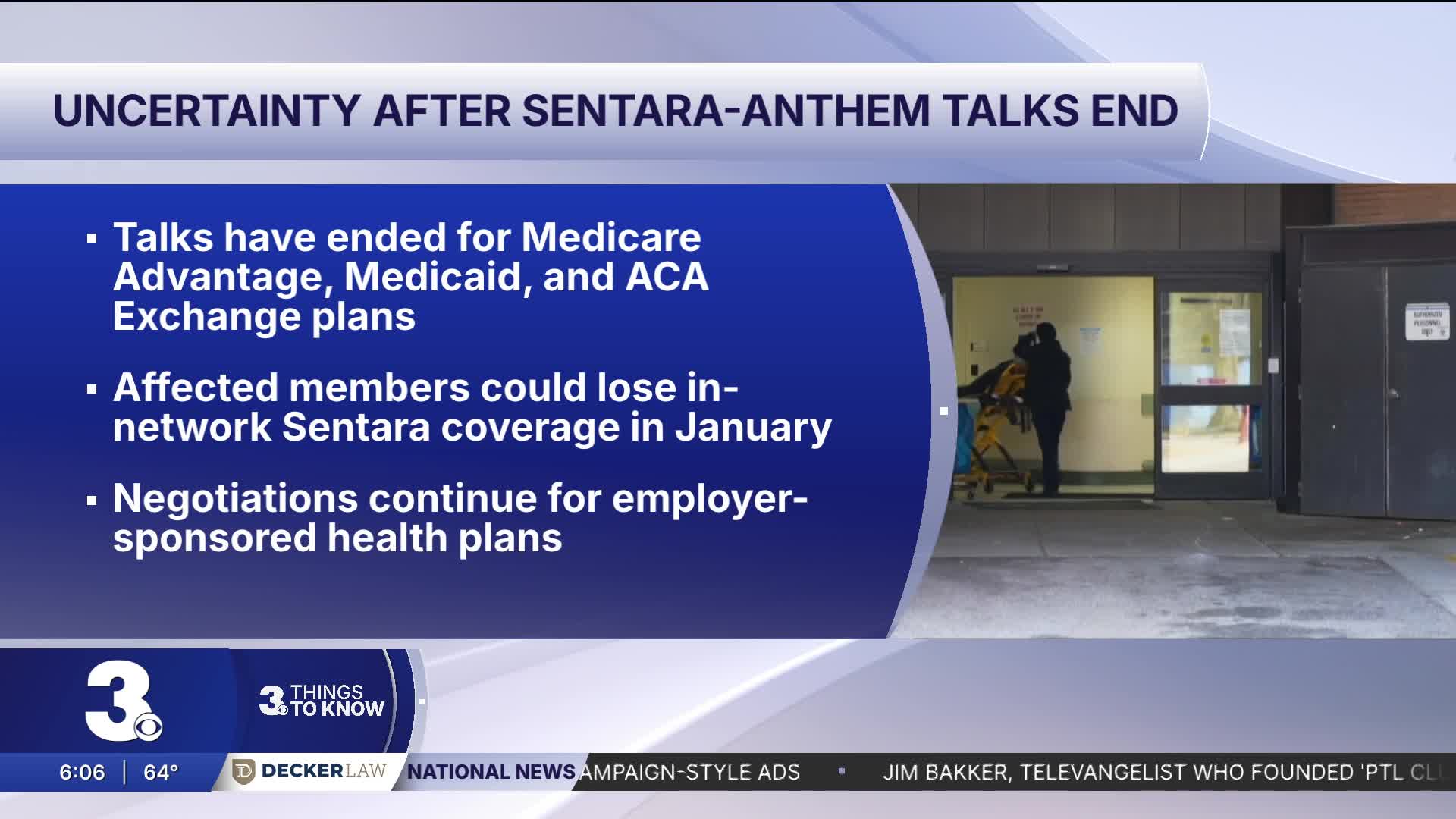 Sentara ends negotiations with Anthem for Medicare, Medicaid, ACA patients